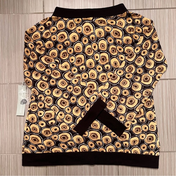 Vintage Worth Brand Bittersweet Klimt Dot Tunic wool sweater NWT dots circles - Picture 8 of 8